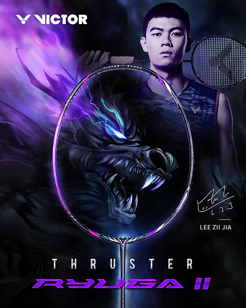 Victor Thruster Ryuga II Unstrung Badminton Racket