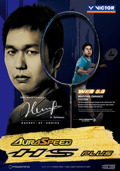 Victor Auraspeed HS Plus Unstrung Badminton Racket